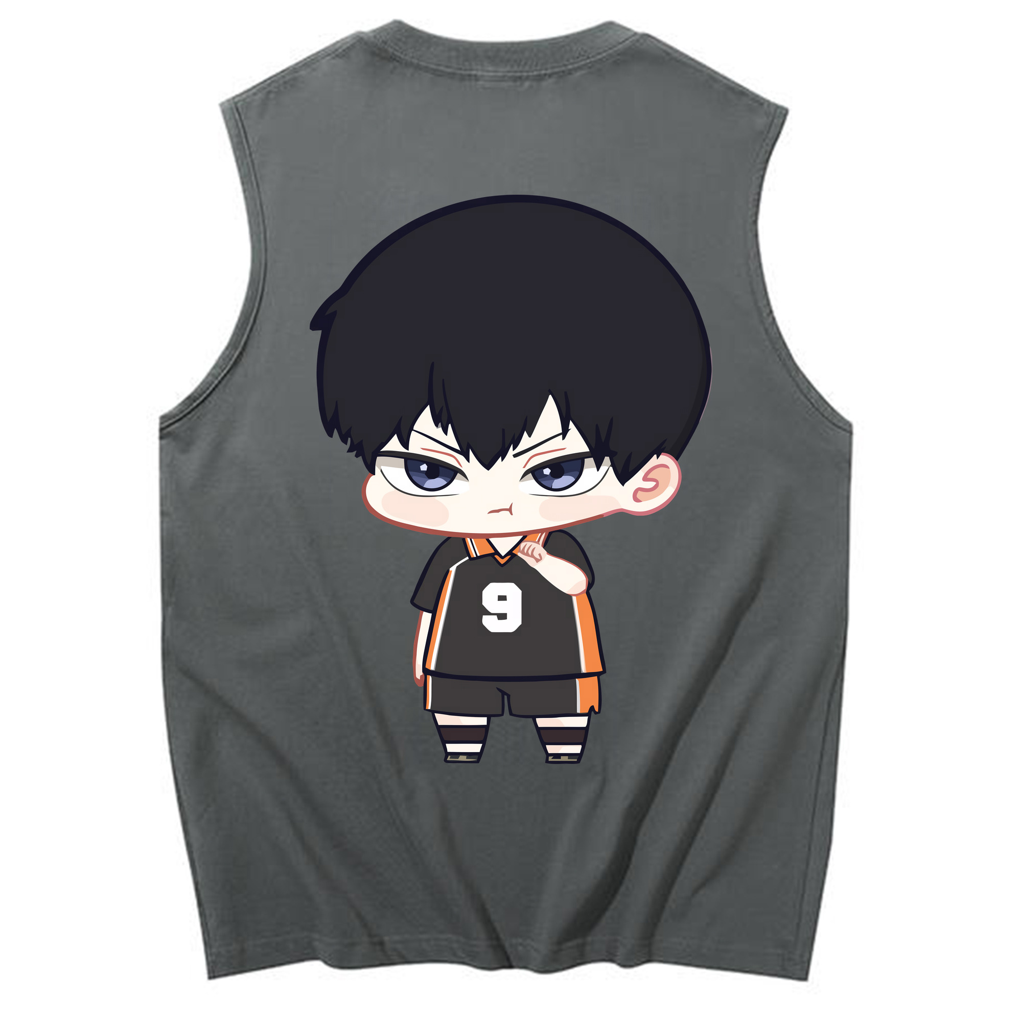 （画像用） ハイキュー!! Haikyu!! コットン100％タンクトップ（背面プリント）